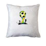 Подушка с футбольным кубком