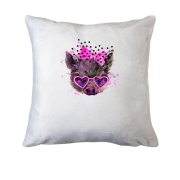 Подушка с гламурной свинкой
