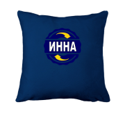 Подушка с именем Инна в круге
