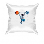 Подушка с космонавтом и планетами на штанге