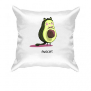 Подушка с котом авокадо (Avocat)