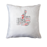 Подушка с лайком надписями