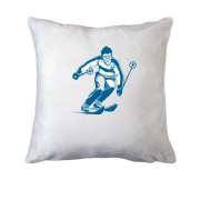 Подушка с лыжником 3