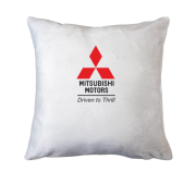 Подушка з лого Mitsubishi Motors