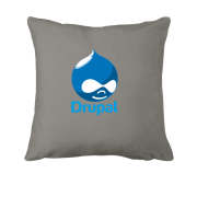 Подушка с логотипом Drupal