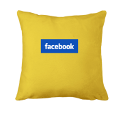 Подушка з логотипом Facebook