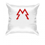 Подушка з логотипом гри Metro 2033