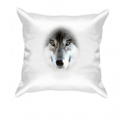 Подушка з мордою вовка