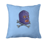 Подушка с мужчиной в балаклаве