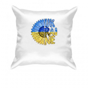 Подушка с оригинальным принтом "Ukraine"