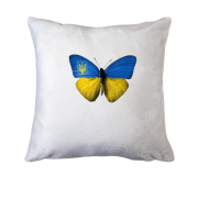 Подушка с патриотической бабочкой
