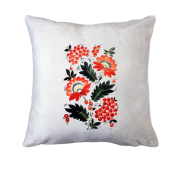 Подушка з петриківським розписом