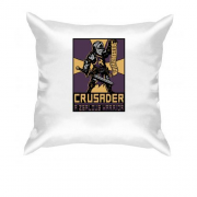 Подушка с постером Crusader