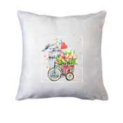 Подушка с птичкой Love you