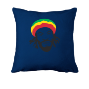 Подушка с растаманом в шапке