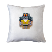 Подушка с роботом "заяц-волк" (Ну погоди!)