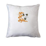 Подушка із сотами та бджолами (Вишивка)