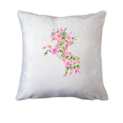 Подушка з квітковим конем