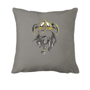 Подушка с викингом в шлеме