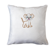 Подушка з вишитим песиком (Вишивка)