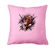 Подушка с японской девушкой-ниндзя