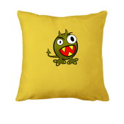 Подушка з зеленим монстром