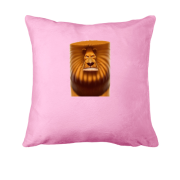 Подушка со львом в стиле cartoon