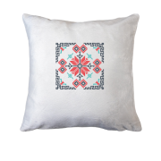 Подушка со стилизованным орнаментом "Вышиванка"