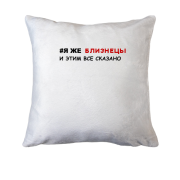 Подушка я ж Близнюки і цим все сказано