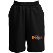 Чоловічі шорти Happy Halloween (напис)