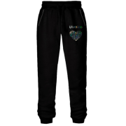 Жіночі трикотажні штани Ukraine - серце (голограма)