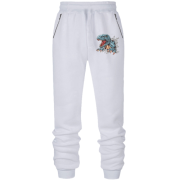 Чоловічі штани на флісі зі злим динозавром