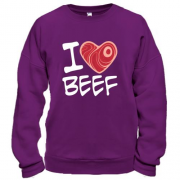 Свитшот "I love Beef"