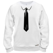 Свитшот с галстуком (офис стайл)