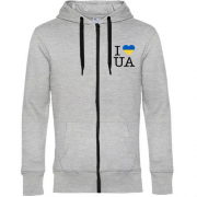 Толстовка на молнии "I ♥ UA"