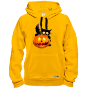 Худі з гарбузом і котом