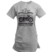Подовжена футболка Chopper Club