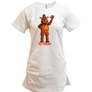 Подовжена футболка Five Nights at Freddy’s (Toy Freddy)