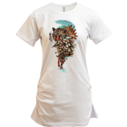 Туника с раненым тигром