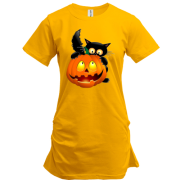 Туника с тыквой и котом