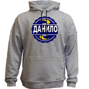 Худи без начісу з ім'ям Данило в колі