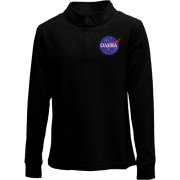 Дитячий лонгслів поло Олена (NASA Style)