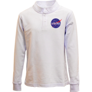 Дитячий лонгслів поло Альона (NASA Style)
