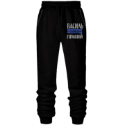 Штани з футера без начісу Василь завжди правий