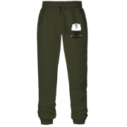 Штани з футера без начісу з написом "Олену треба обіймати"