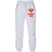 Штани з футера без начісу Супер син