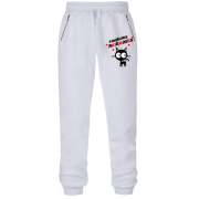 Штани з футера без начісу з написом "Сашкова любимка"