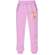 Штани з футера без начісу з написом "Яна - золота людина"