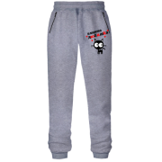 Штани з футера без начісу з написом "Владова любимка"