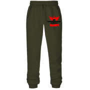 Штани з футера без начісу з написом Всі великі люди носять ім'я Тамара